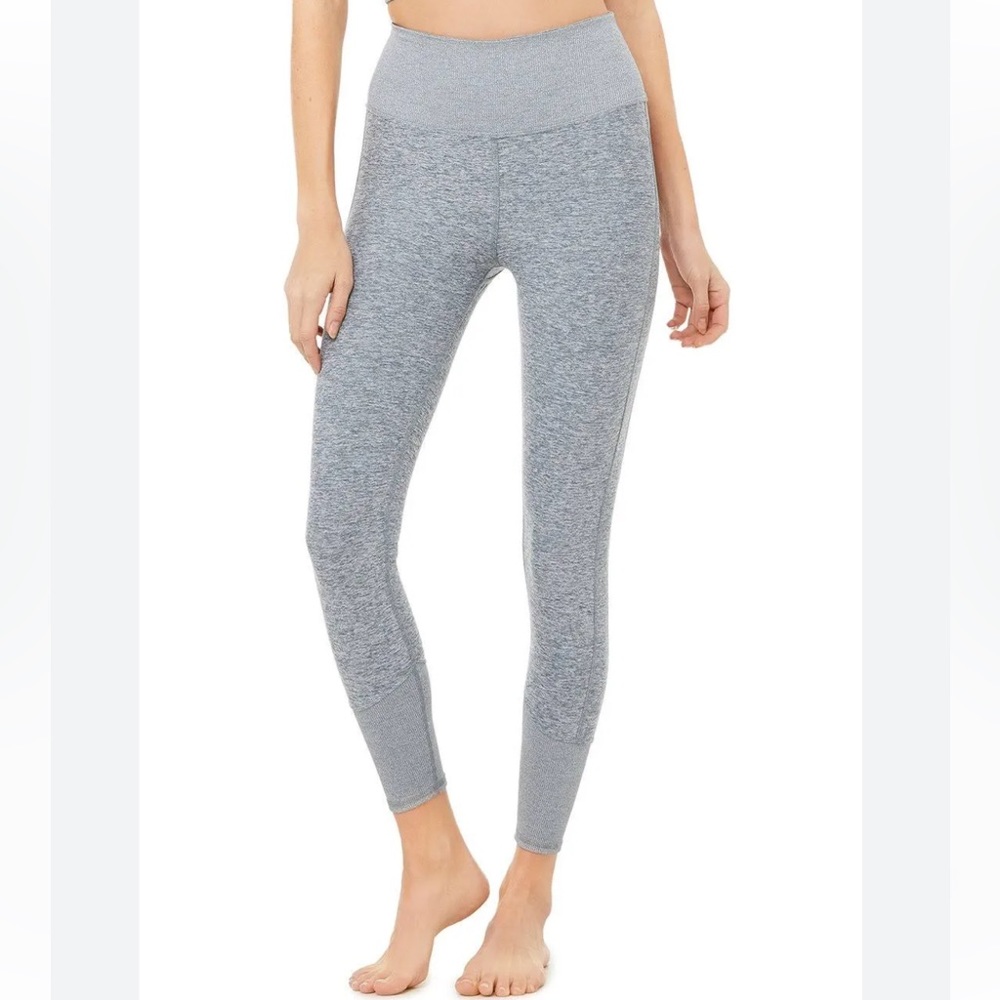 High-Waist Alosoft Lounge Legging  Blue Heather XS
